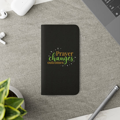 Prayer Changes Outcomes Phone Flip Cases - ClaimedbyGodDesigns