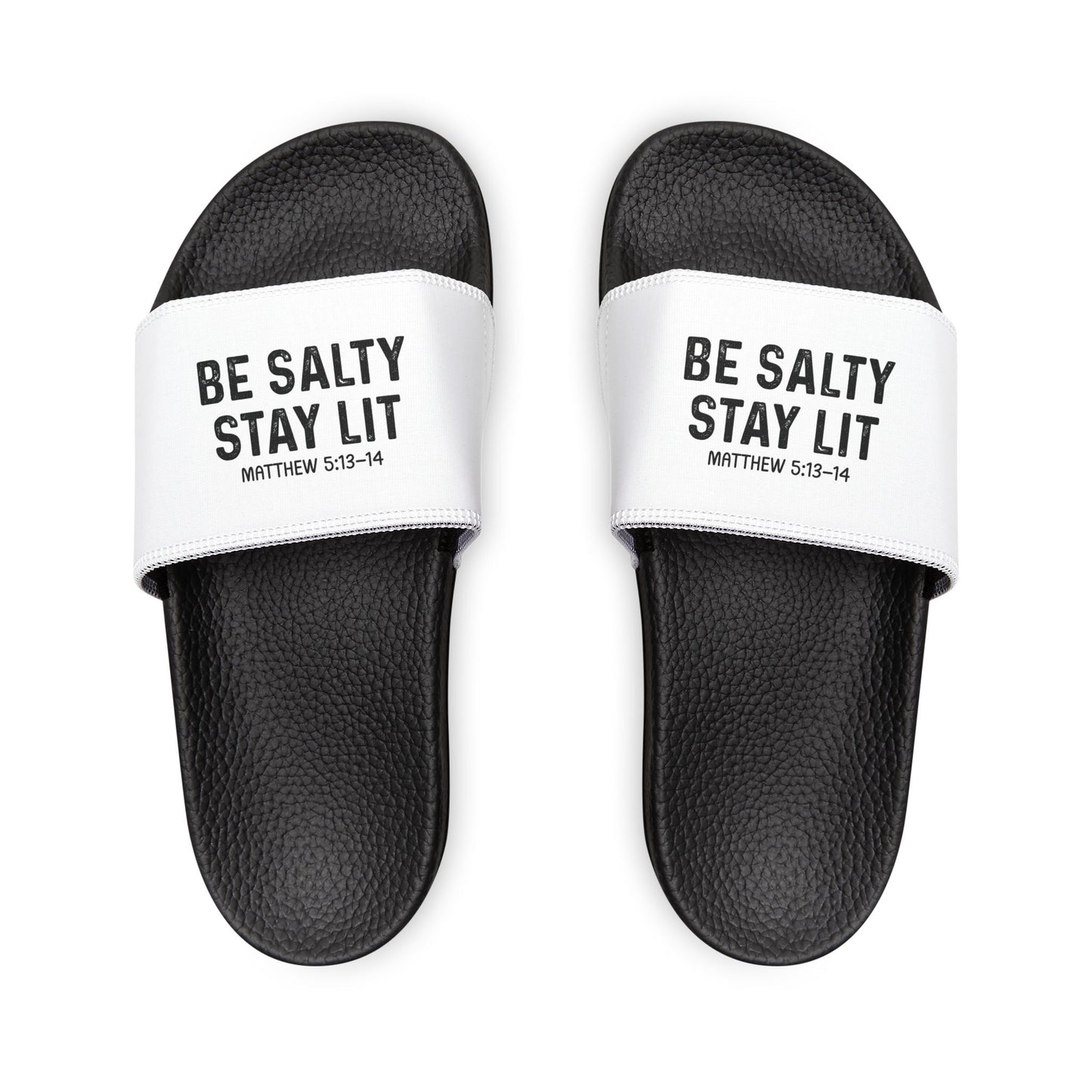 Casual Comfort Women's Christian Sandals - 'Be Salty Stay Lit' - Perfect for Summer Outings