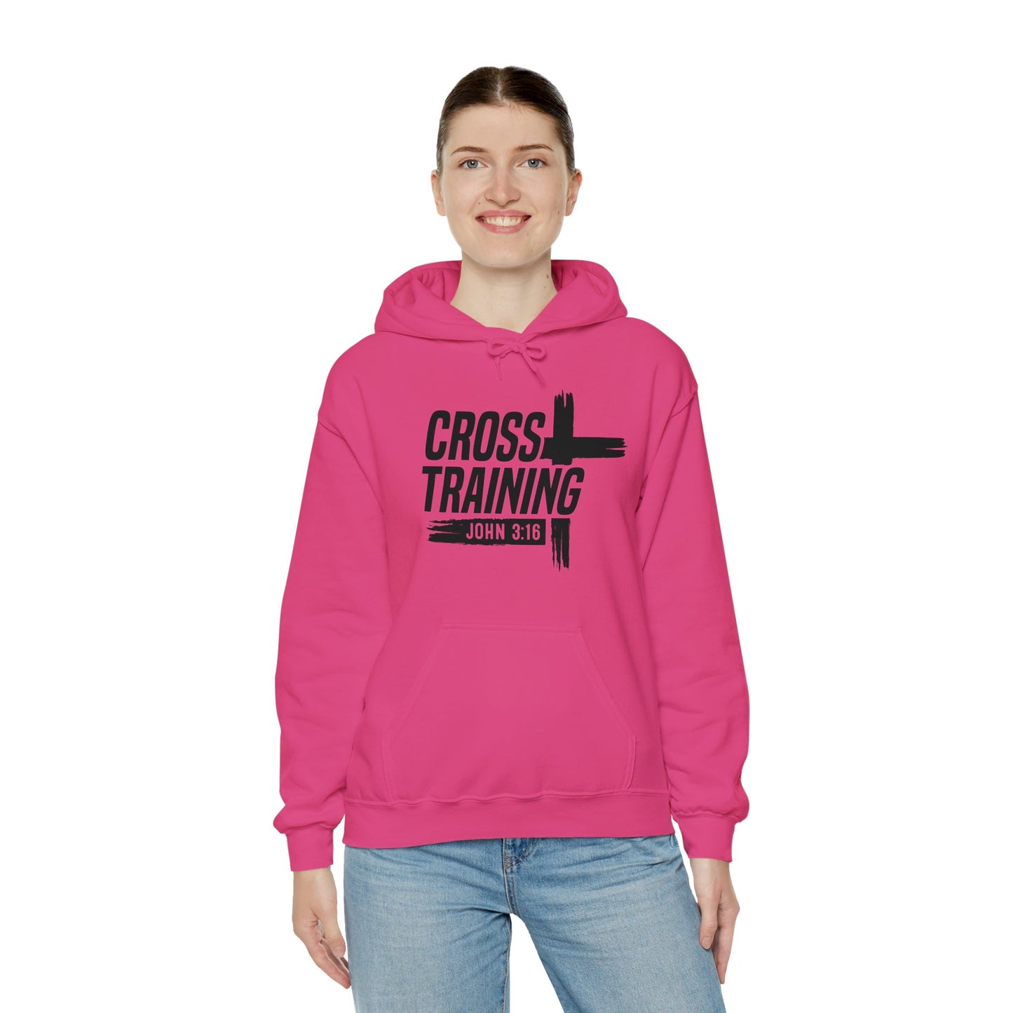 Cross Training Unisex Christian Hooded Pullover Sweatshirt