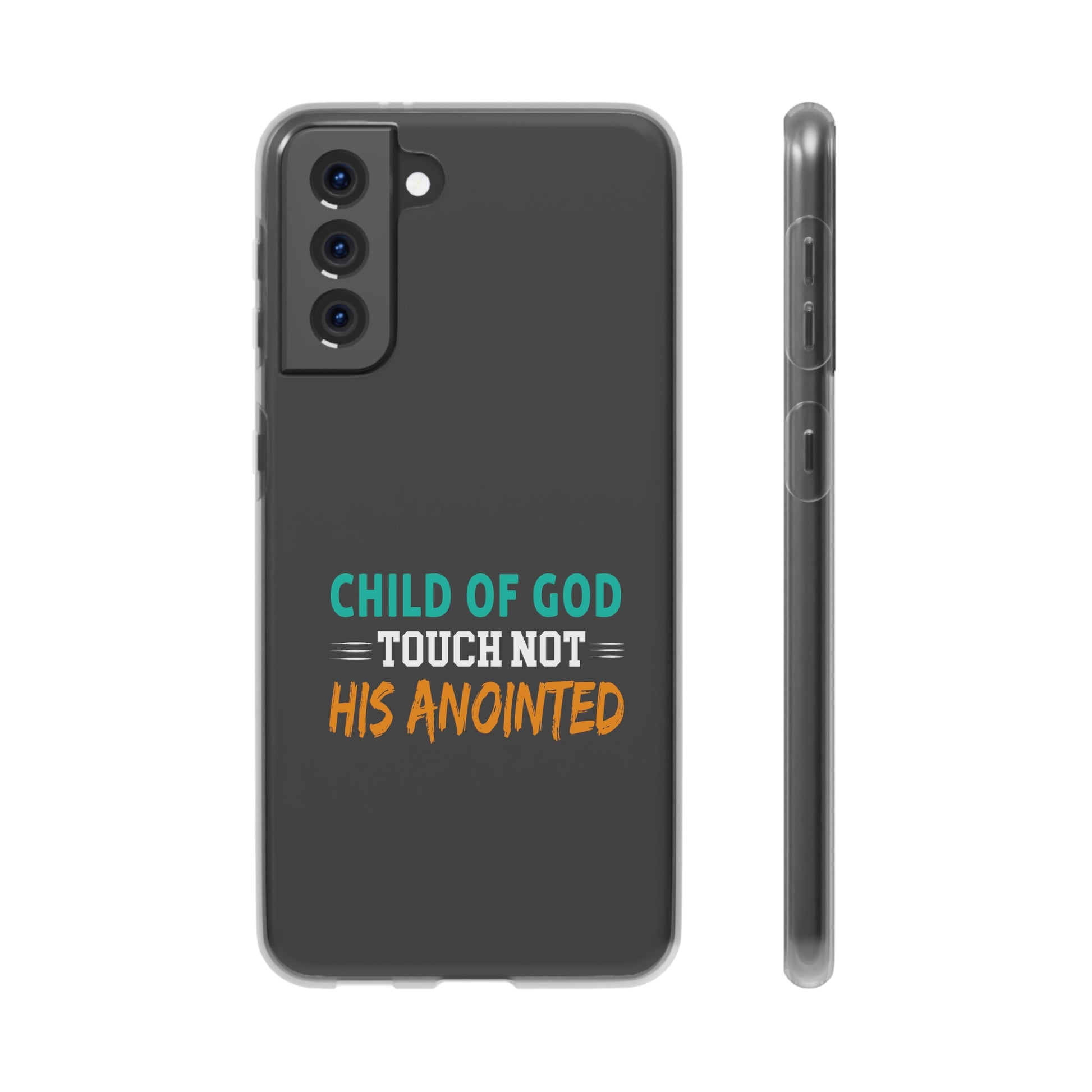 Child Of God Touch Not His Anointed Christian Flexi Phone Case Printify