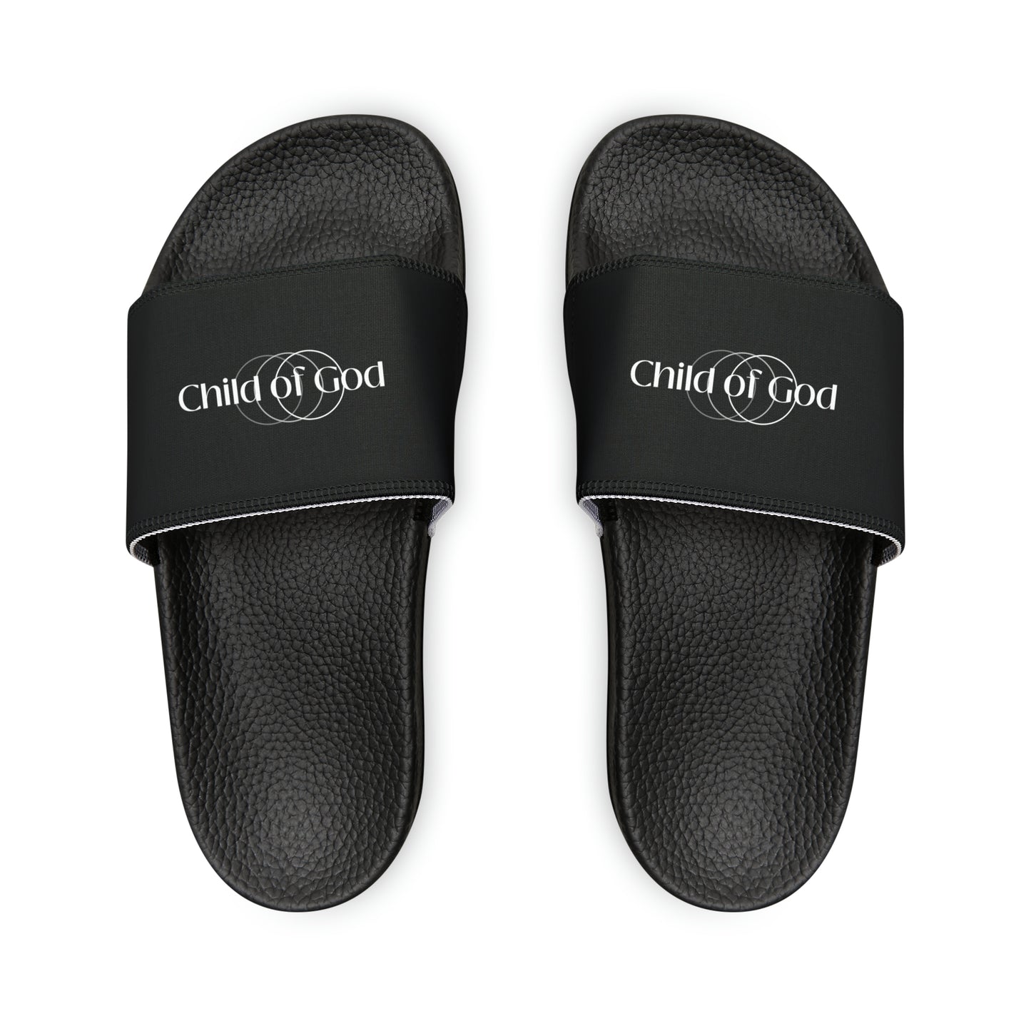 Child Of God Men's PU Christian Slide Sandals Printify