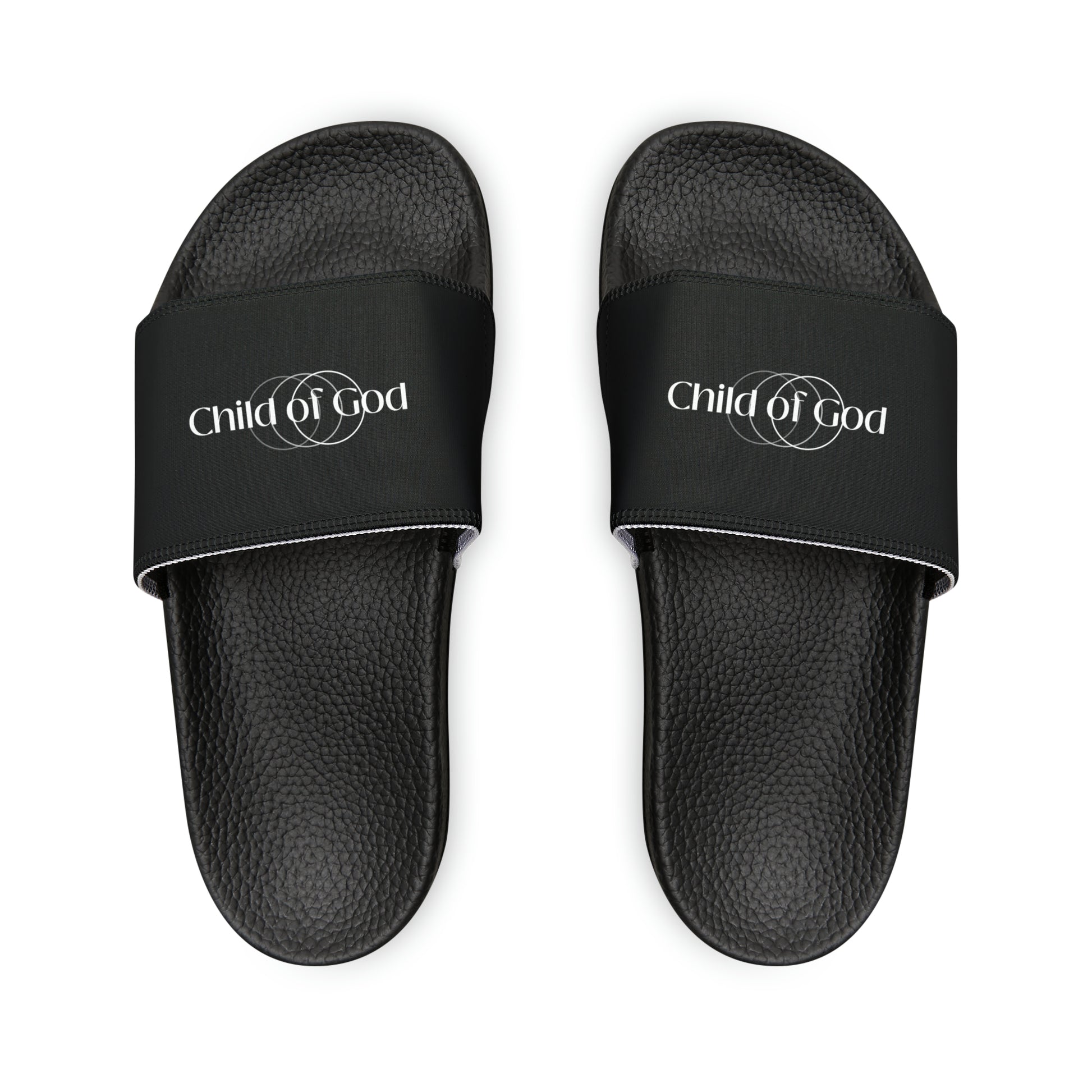 Child Of God Men's PU Christian Slide Sandals Printify