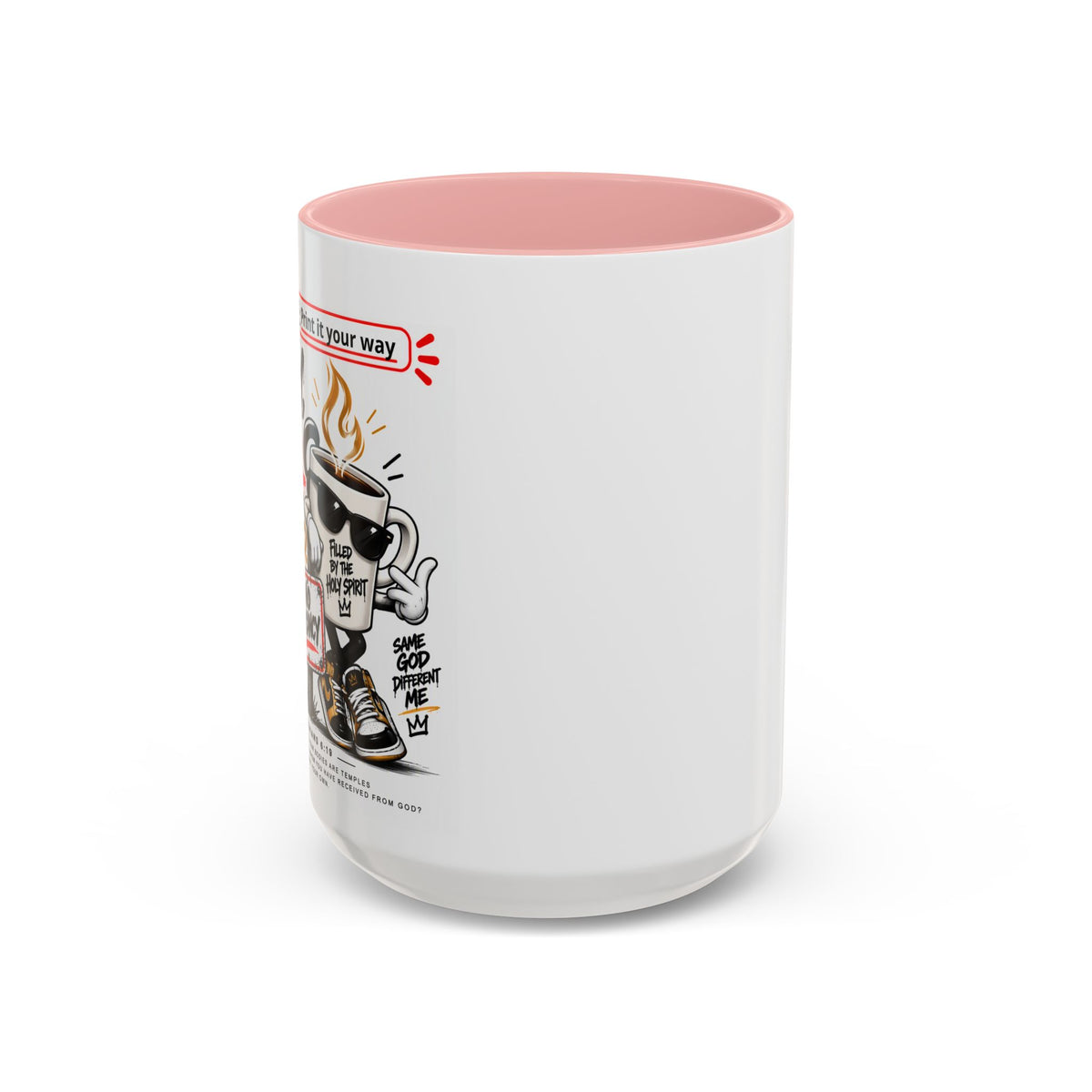 Sorry, This Vessel Is Already Occupied Personalized Christian Coffee Mug — Called by Name Accent Mug (15oz)