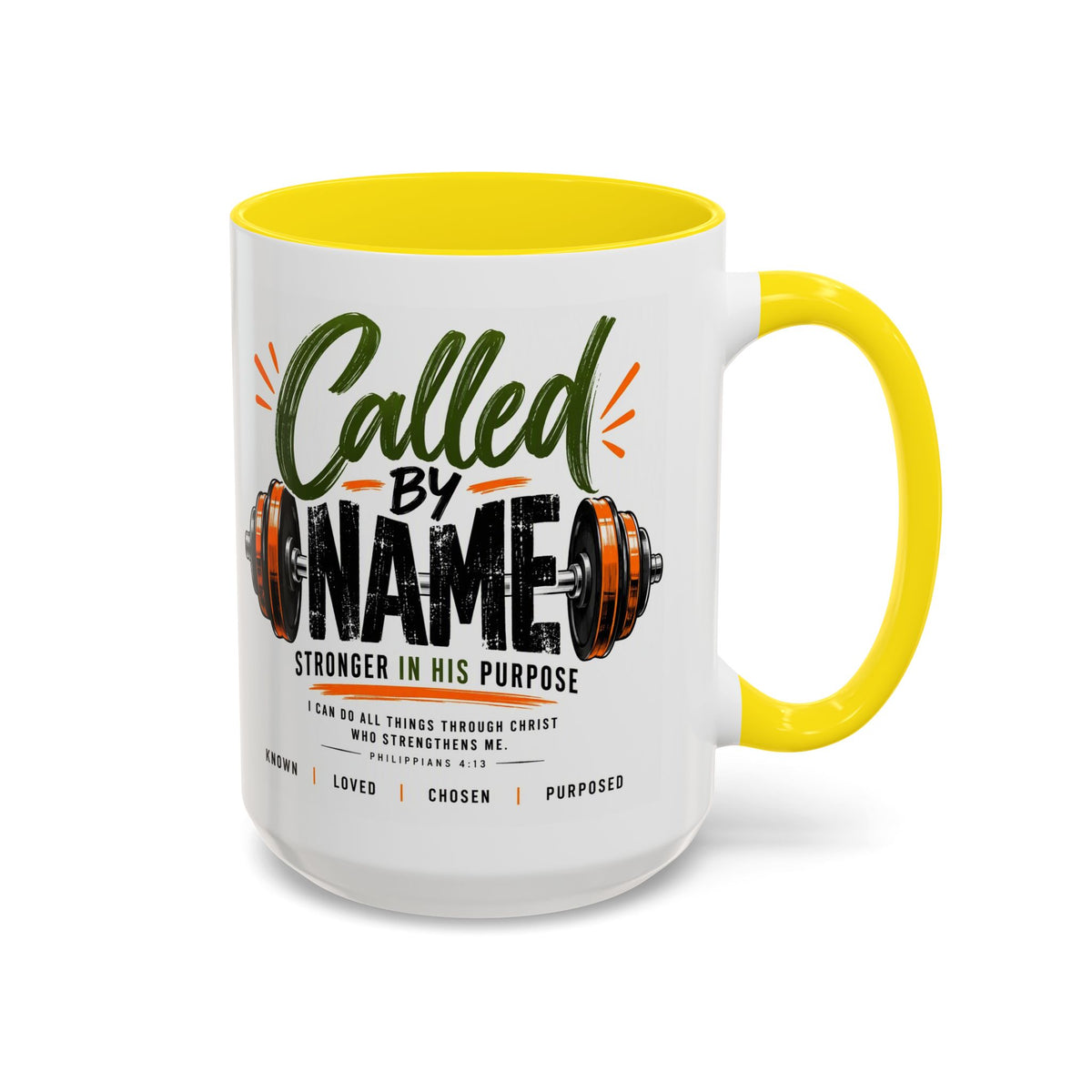 Called by Name Christian Coffee Mug – Stronger in His Purpose Inspirational Gift