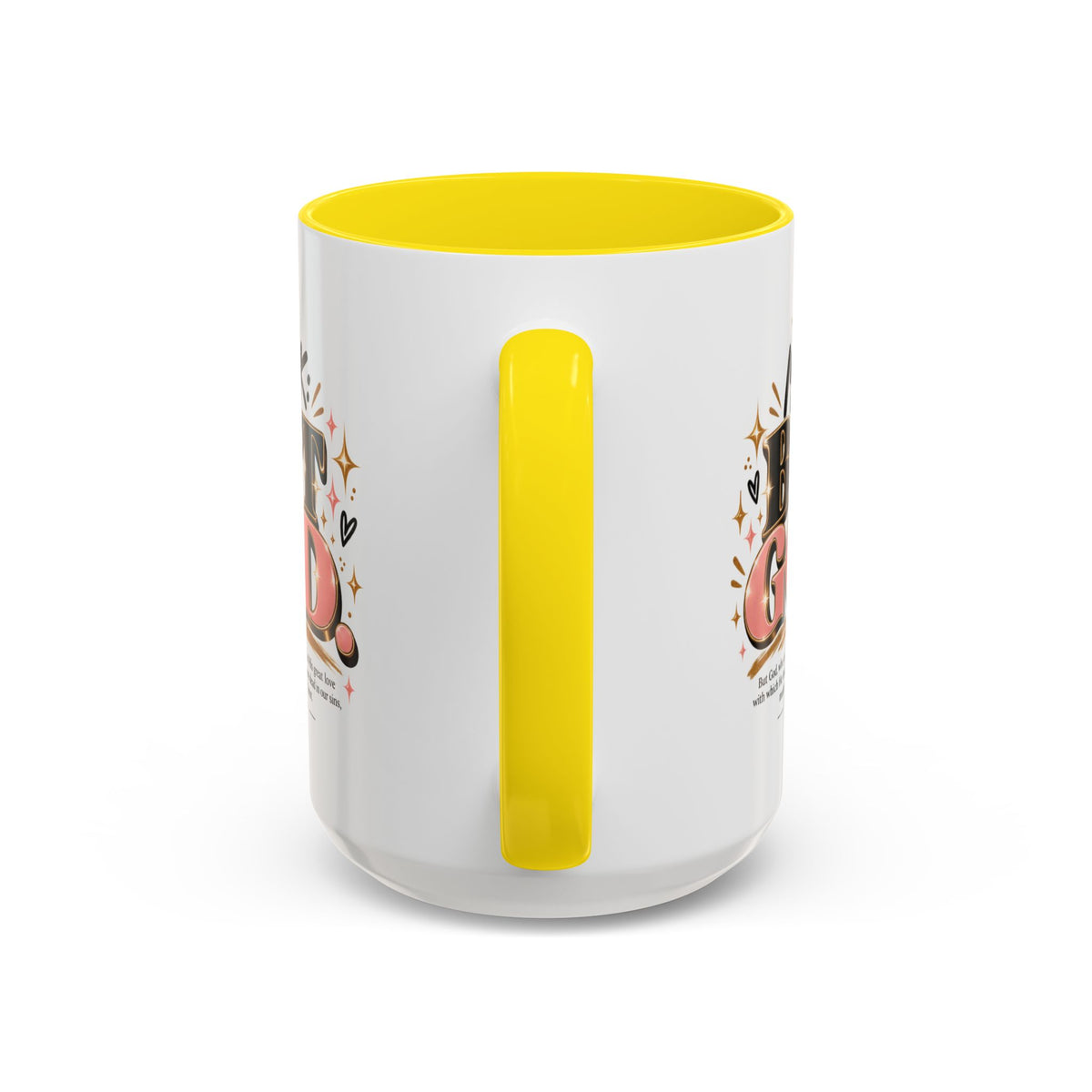 Accent Coffee Mug - “IYKYK But God” Inspirational Christian Coffee Mug (11/15oz)