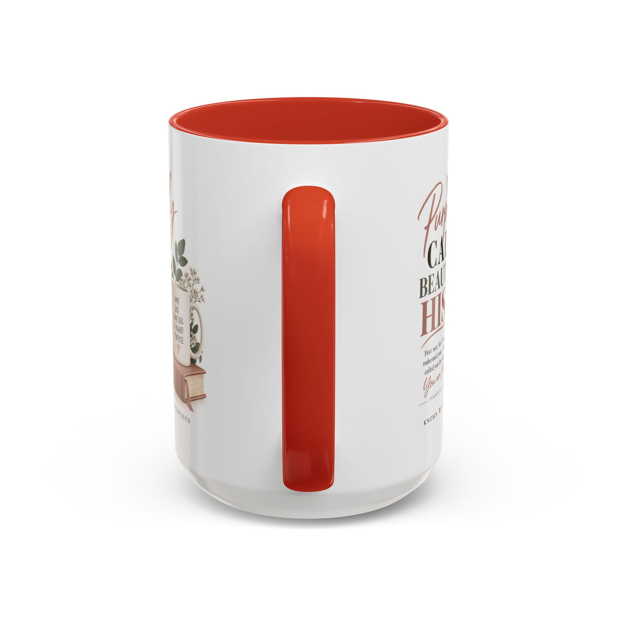 Purposefully Called, Beautifully His Accent Coffee Mug — Christian Inspirational 11/15oz