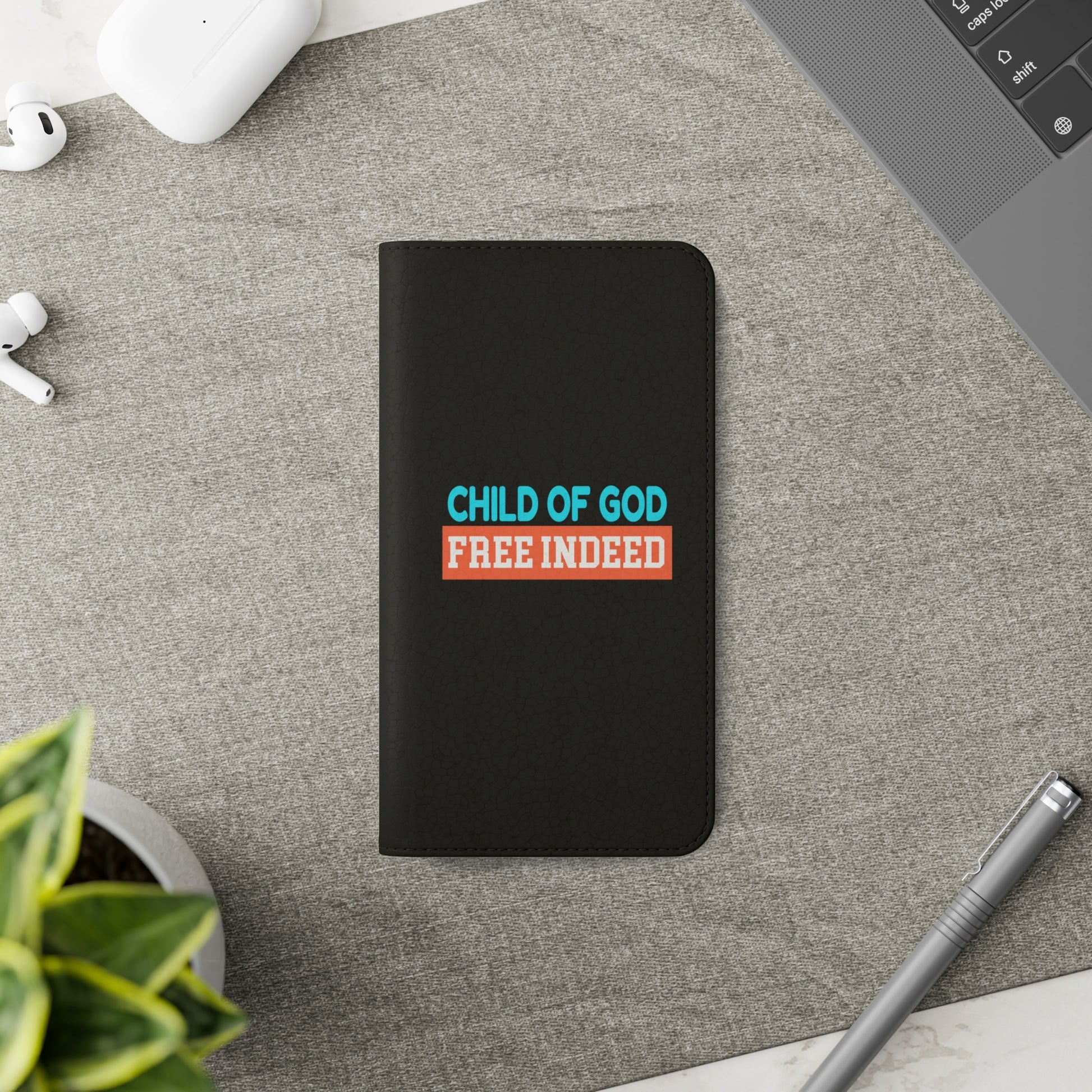 Child Of God Free Indeed Christian Phone Flip Cases Printify