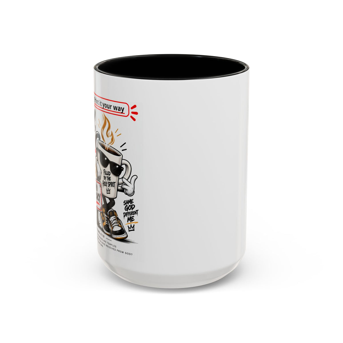 Sorry, This Vessel Is Already Occupied Personalized Christian Coffee Mug — Called by Name Accent Mug (15oz)