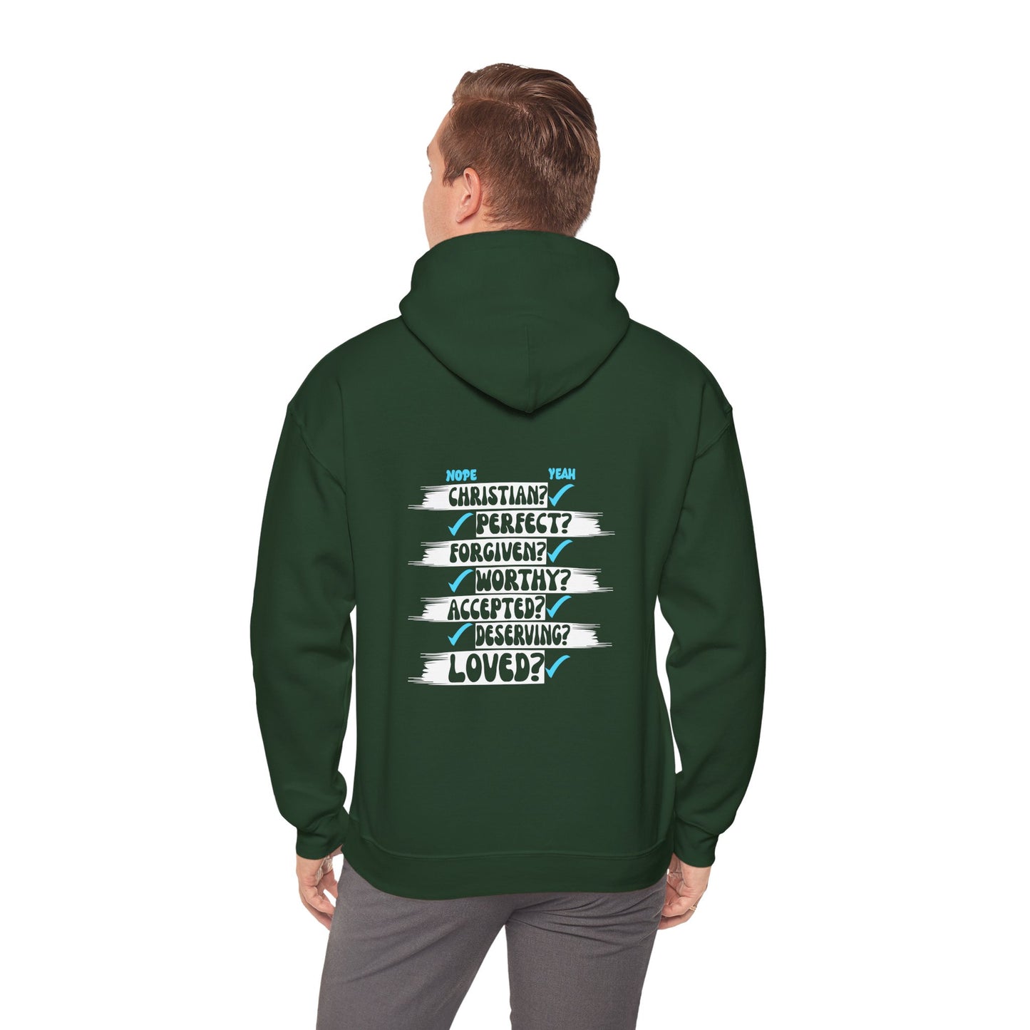 Child Of God Checklist Unisex Christian Hooded Pullover Sweatshirt