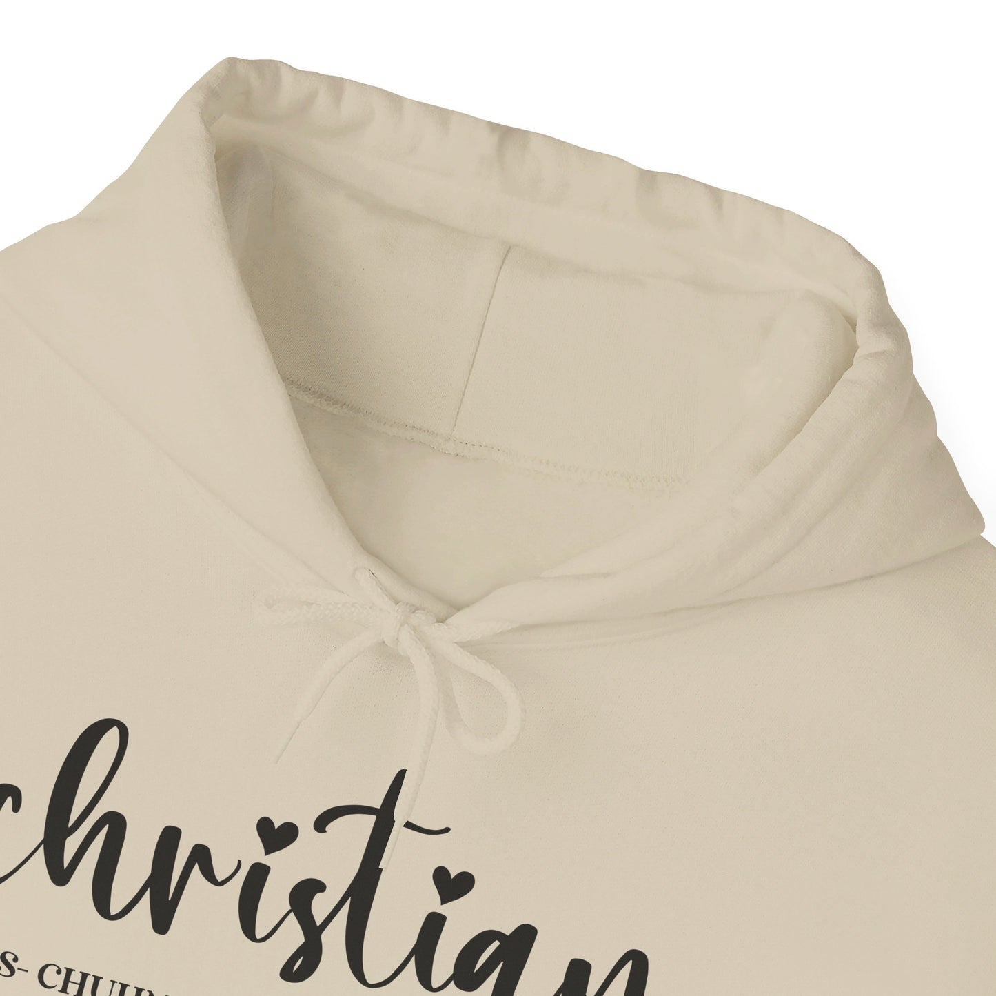 I Am A Christian Follower Of Christ  Unisex Christian Pullover Hooded Sweatshirt