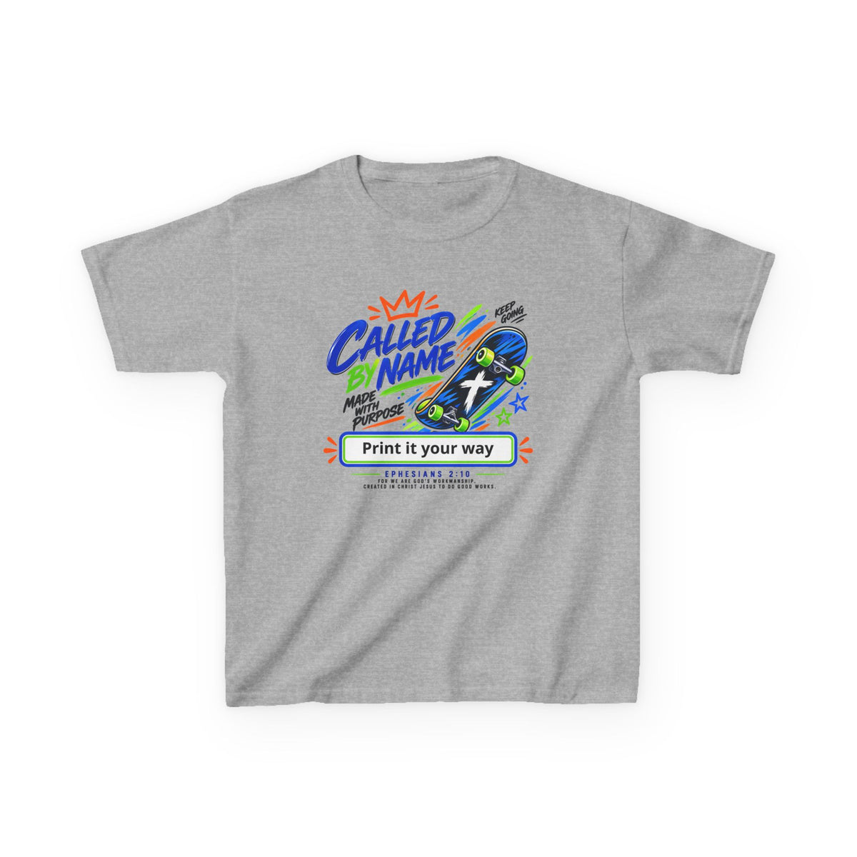 Called by Name personalized youth Christian t-shirt, Isaiah 43:1