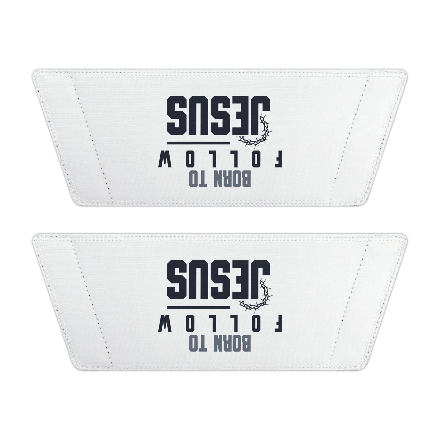 Men's Removable - Strap Sandals with 'Born to Follow Him' Design, Casual Footwear, Summer Sandals, Christian Gifts, Relaxed Style, Beachwear - ClaimedbyGodDesigns