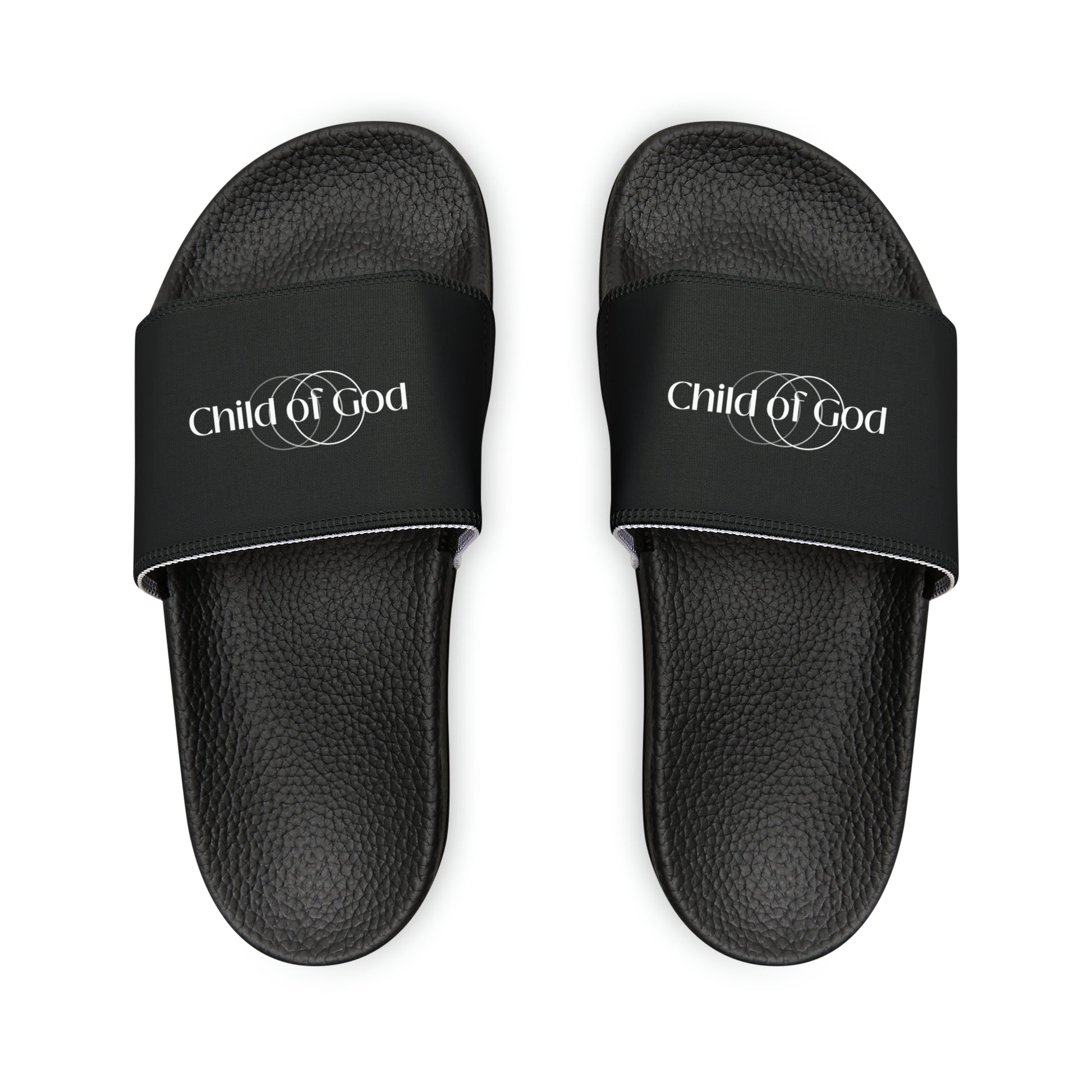 Child Of God Youth PU Christian Slide Sandals Printify