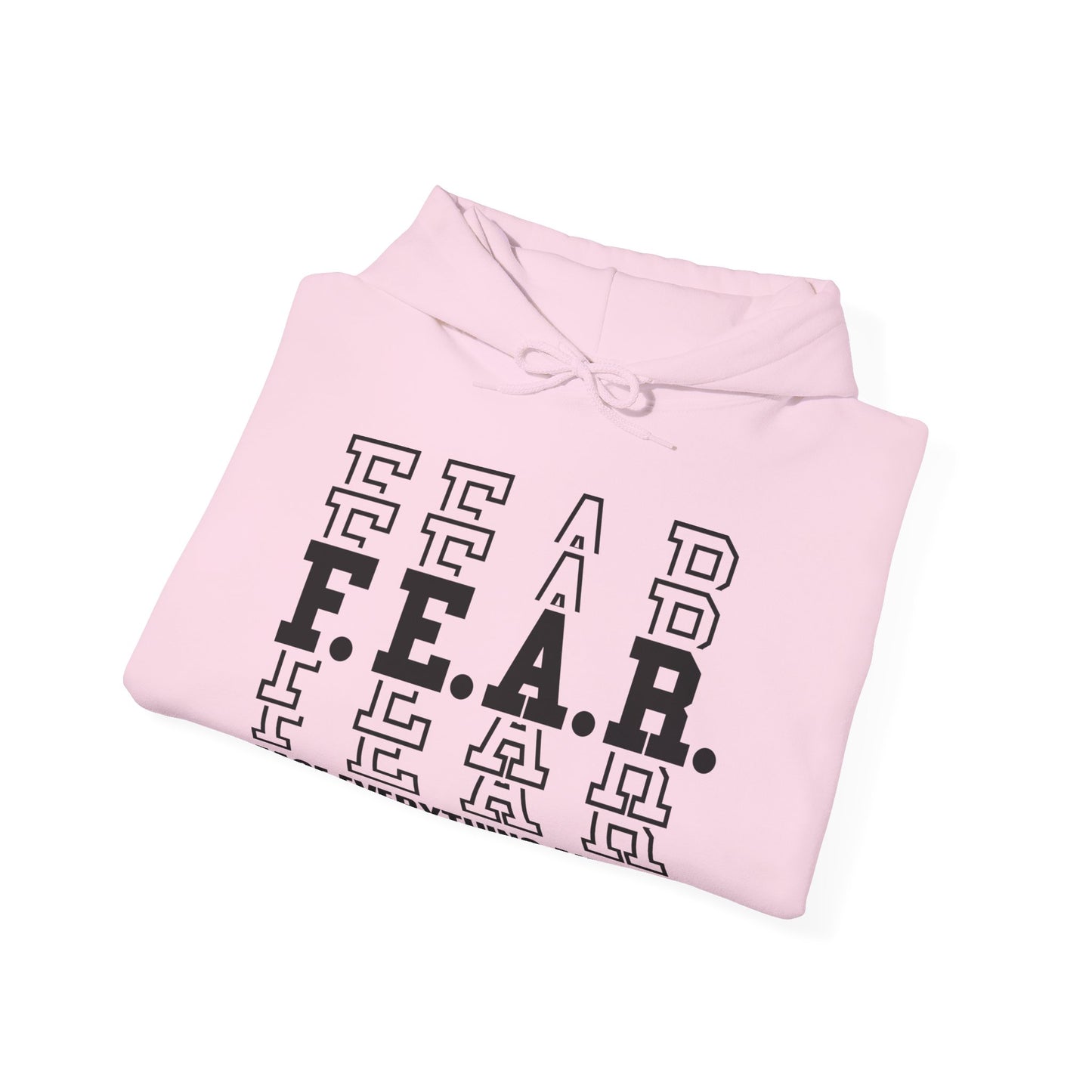 FEAR Face Everything And Rise Unisex Christian Hooded Pullover Sweatshirt