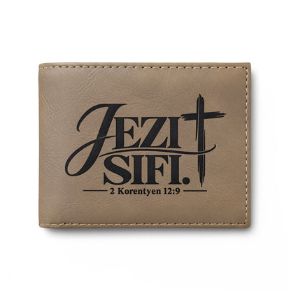 Jezi Sifi. Kreyòl Christian RFID wallet, view 5