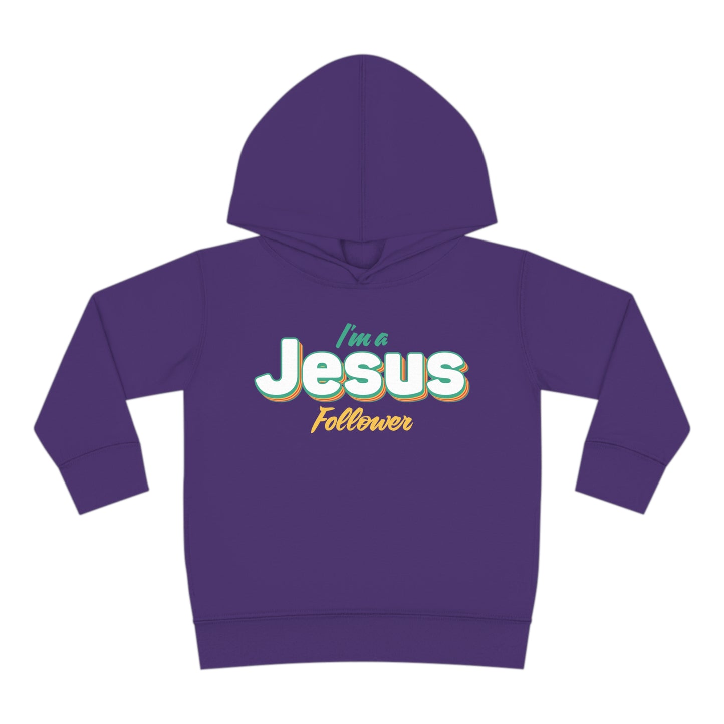 I'm A Jesus Follower Christian Toddler Pullover Fleece Hooded Sweatshirt