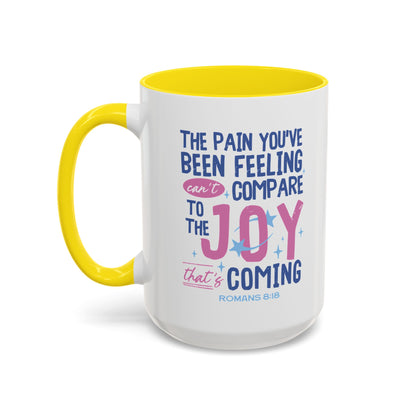 Inspirational Coffee Mug - Joyful Encouragement with Romans 8:18