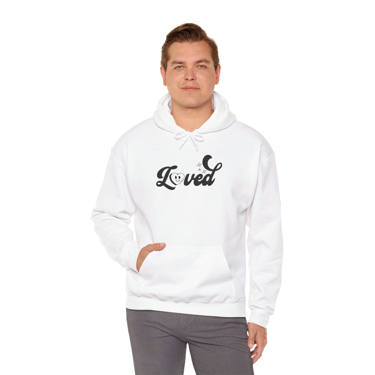 Romans 5:8 You Are Loved More Than You Will Ever Know Unisex Christian Pullover Hooded Sweatshirt