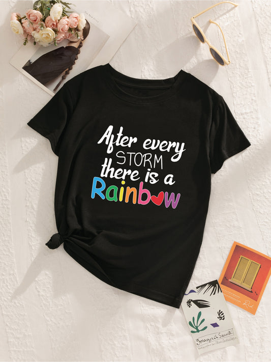 After Every Storm There Is A Rainbow Women's Christian T-shirt claimedbygoddesigns