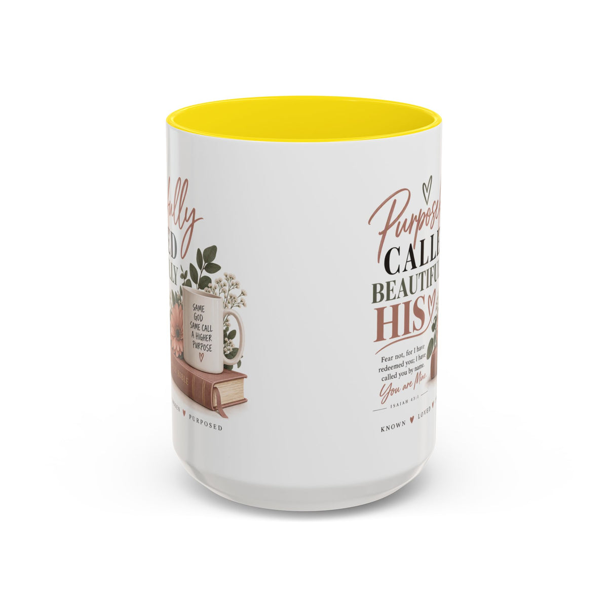 Purposefully Called, Beautifully His Accent Coffee Mug — Christian Inspirational 11/15oz