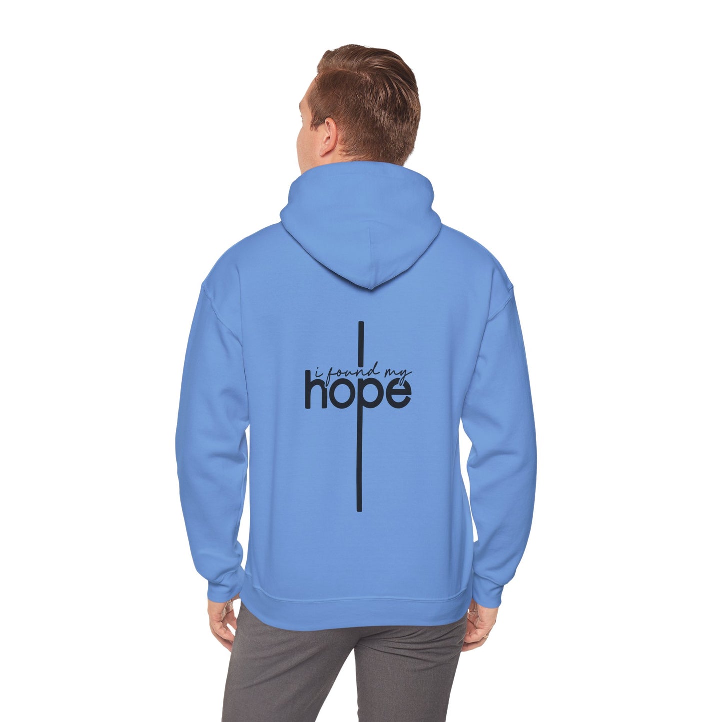 Jesus I Found My Hope  Unisex Christian Hooded Pullover Sweatshirt