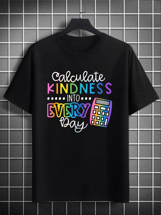 Calculate Kindness Into Every Day Plus Size Men's Christian T-Shirt claimedbygoddesigns