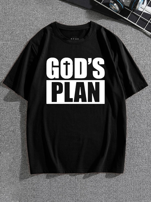 God's Plan Plus Size Men's Christian T-Shirt claimedbygoddesigns