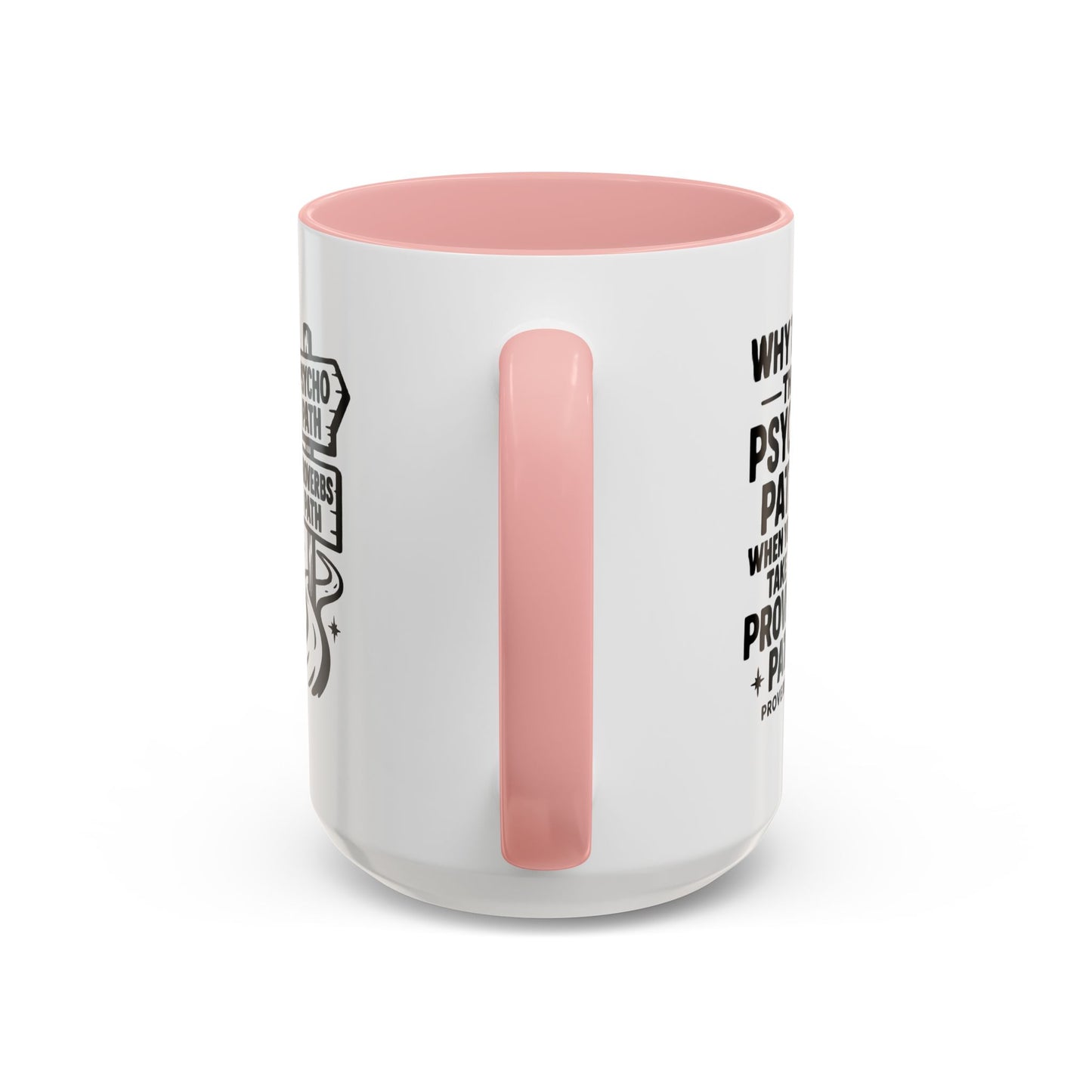 Inspirational Quote Accent Coffee Mug - Perfect Gift for Motivational Moments, Office Desk Essentials, Christian Gifts, Proverbs 3:5-6