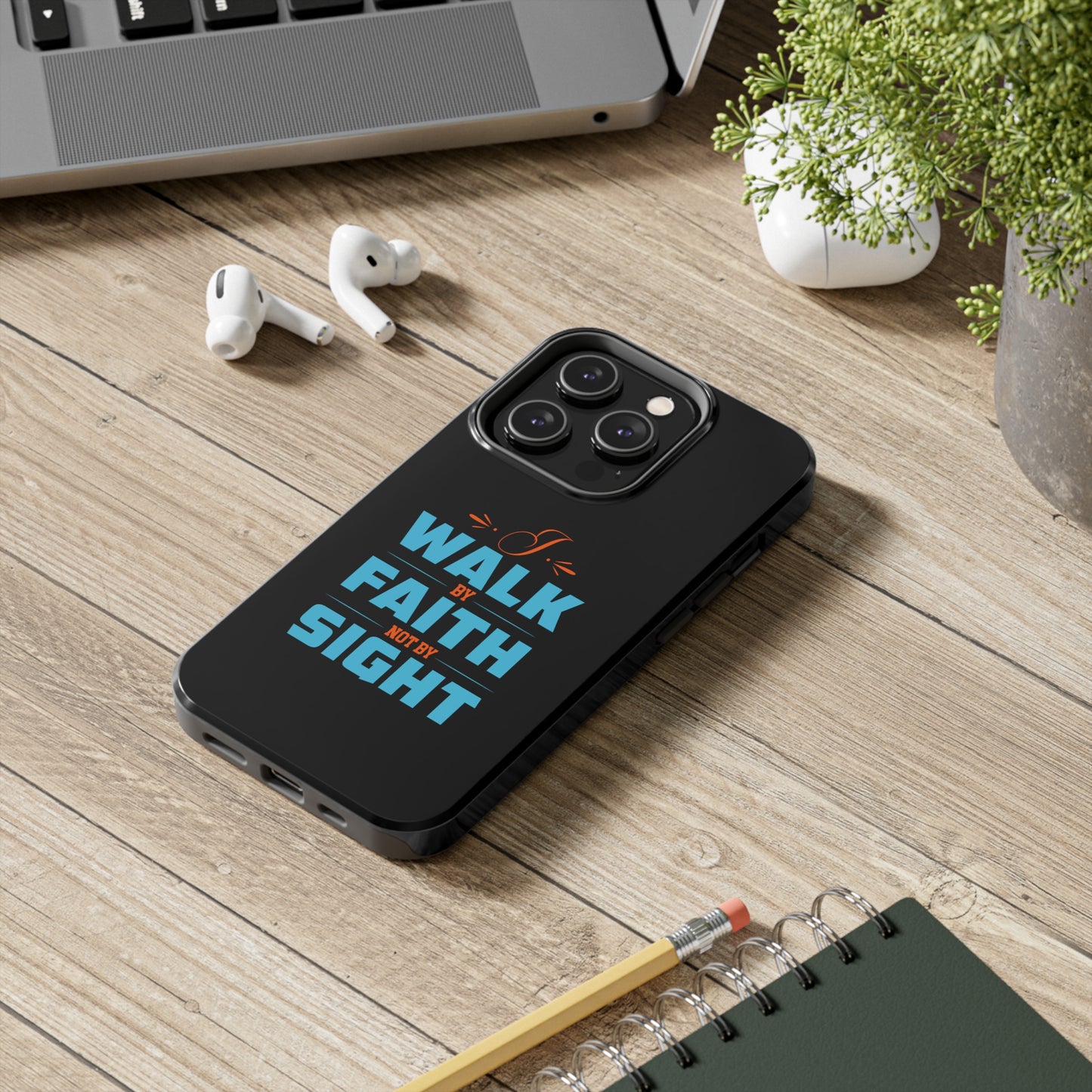 I Walk By Faith Not By Sight Tough Phone Cases, Case-Mate