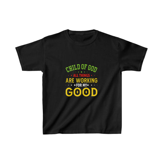 Child Of God All Things Are Working For My Good Youth Christian T-Shirt Printify