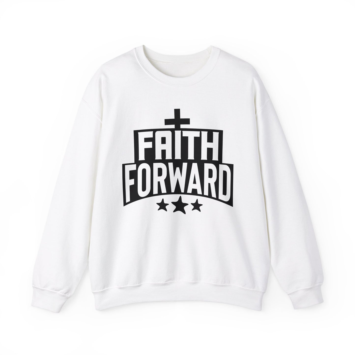 Faith Forward  Unisex Heavy Blend™ Crewneck Christian Sweatshirt