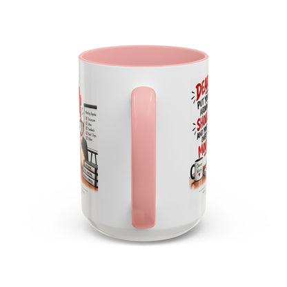 Christian Coffee Mug — "Dear Lord, Put Your Arm Around My Shoulder" Inspirational Ceramic Mug