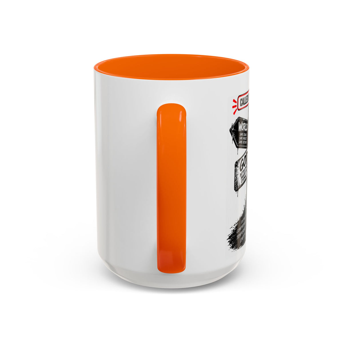Different On Purpose Personalized Christian Coffee Mug — Called by Name Accent Mug (15oz)