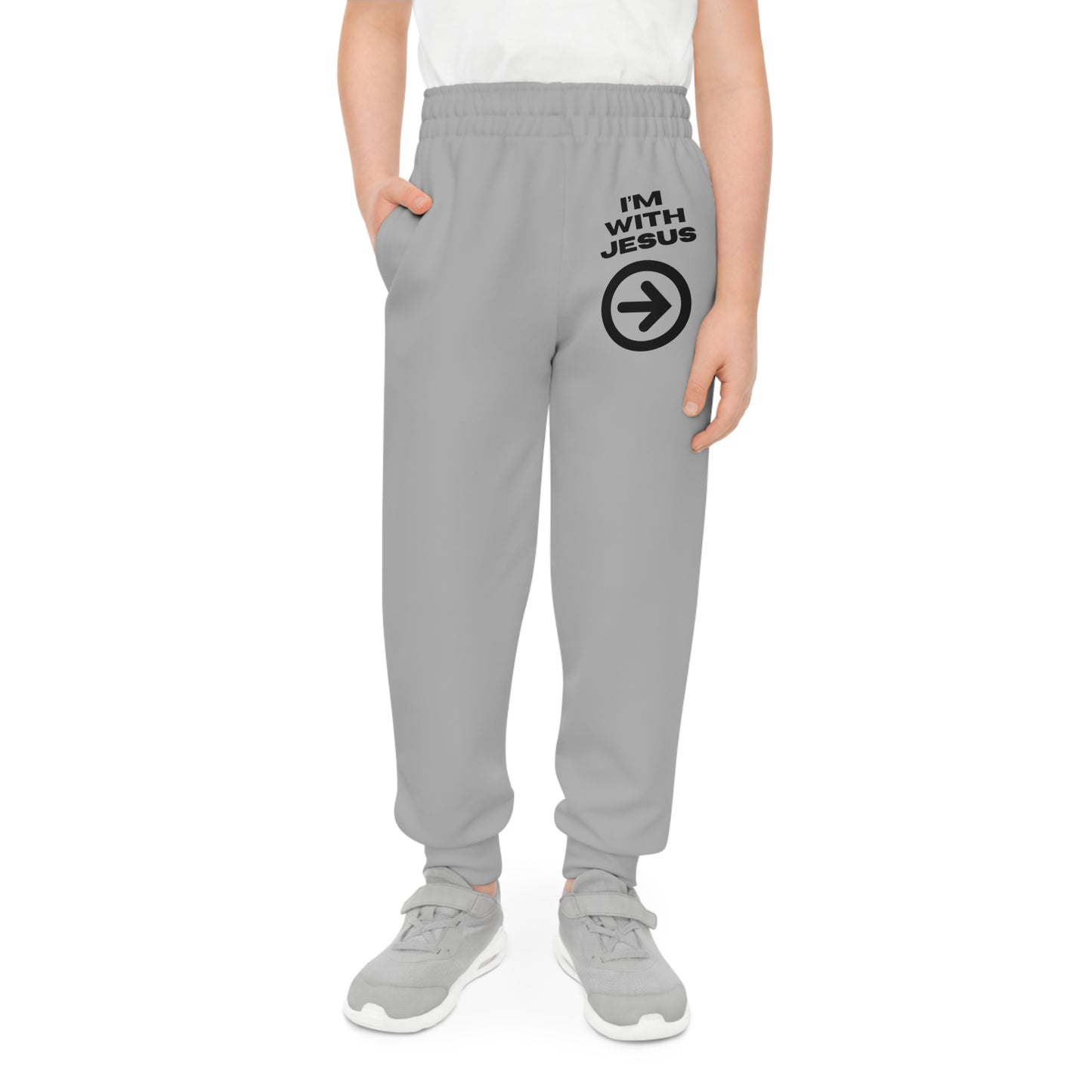 I'm With Jesus Youth Christian Sweatpants (Joggers)