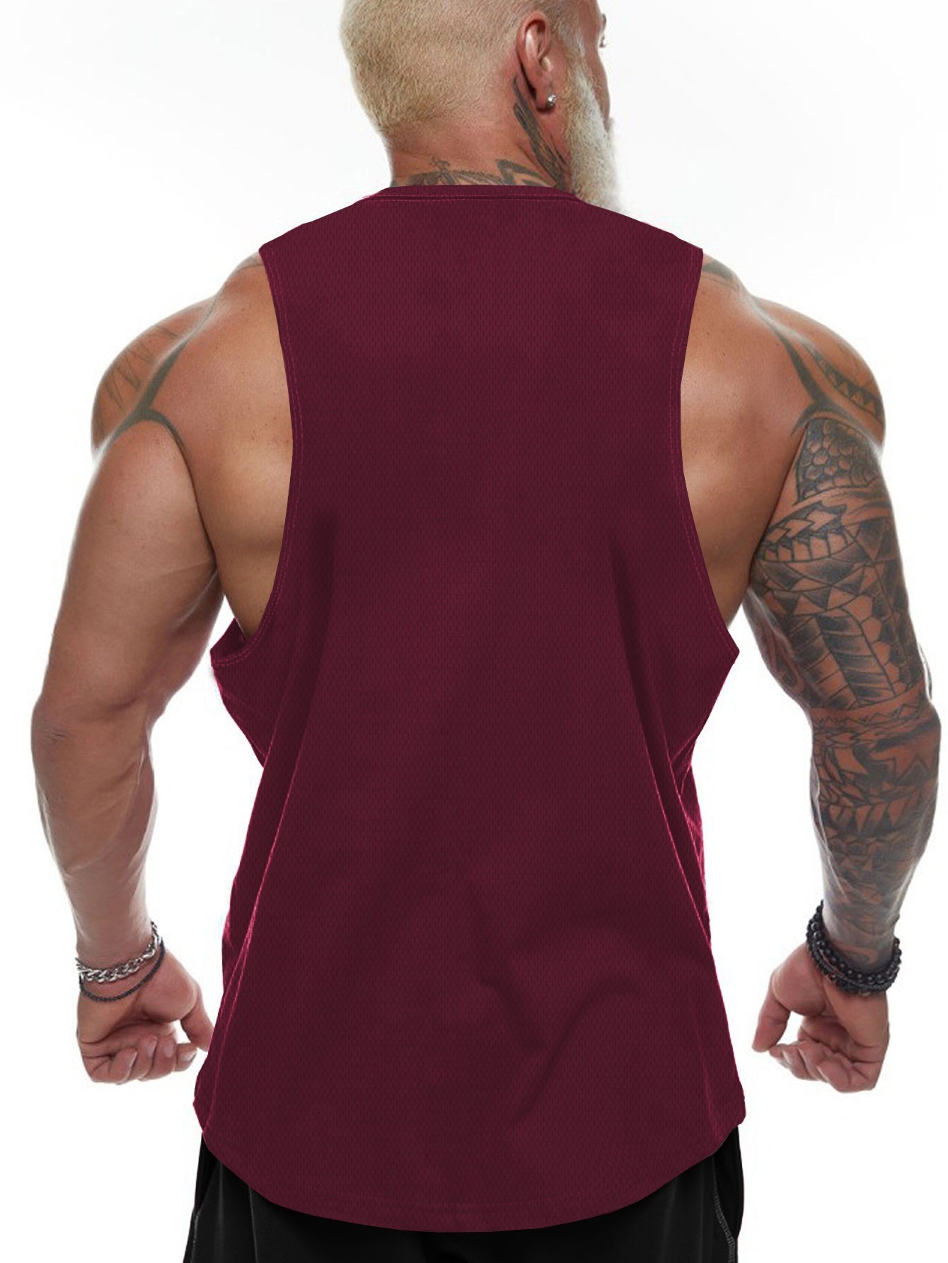 Fully Vaccinated By The Blood Of Jesus Plus Size Men's Christian Tank Top claimedbygoddesigns