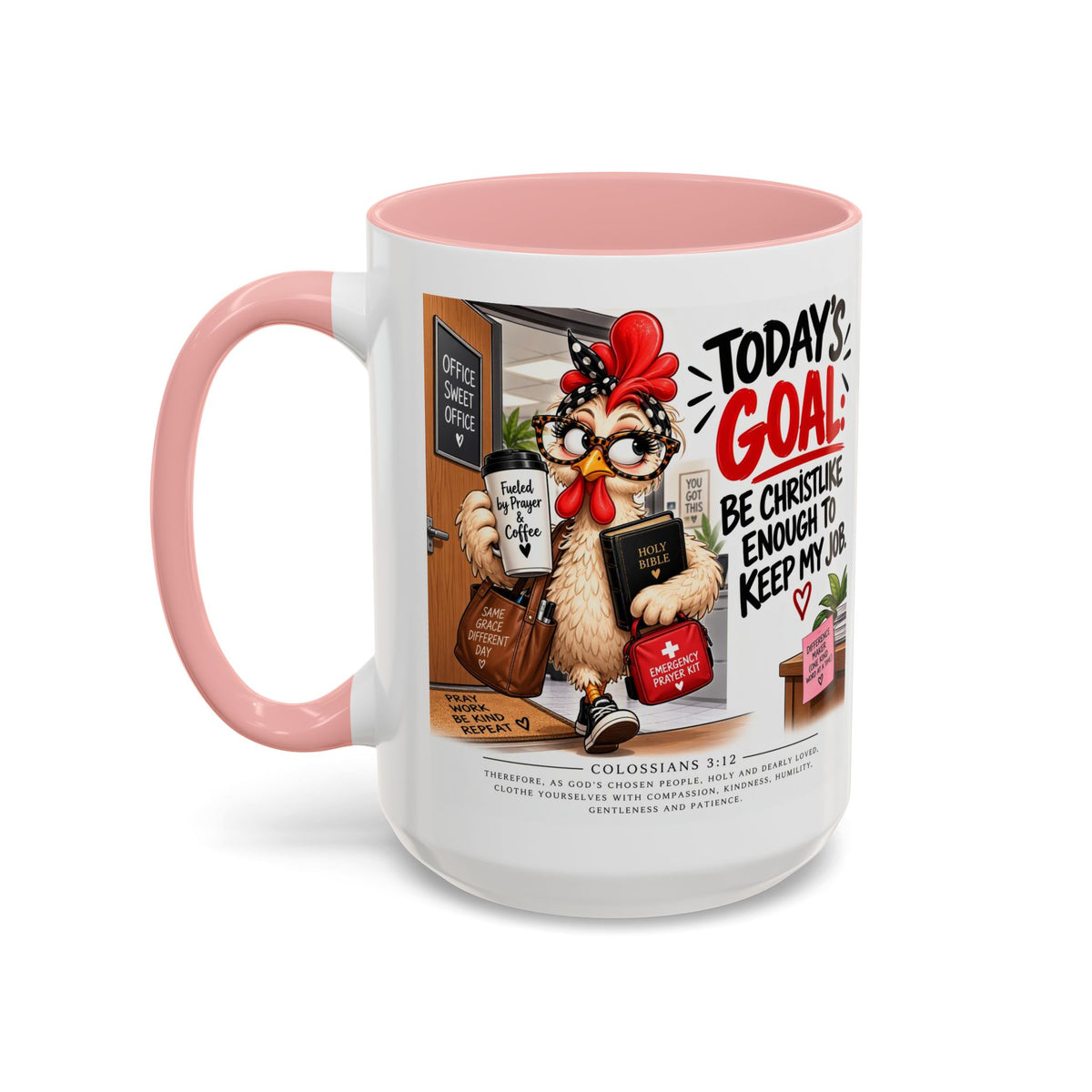 Today's Goal Christian Coffee Mug – Be Christlike Inspirational Bible Verse Mug