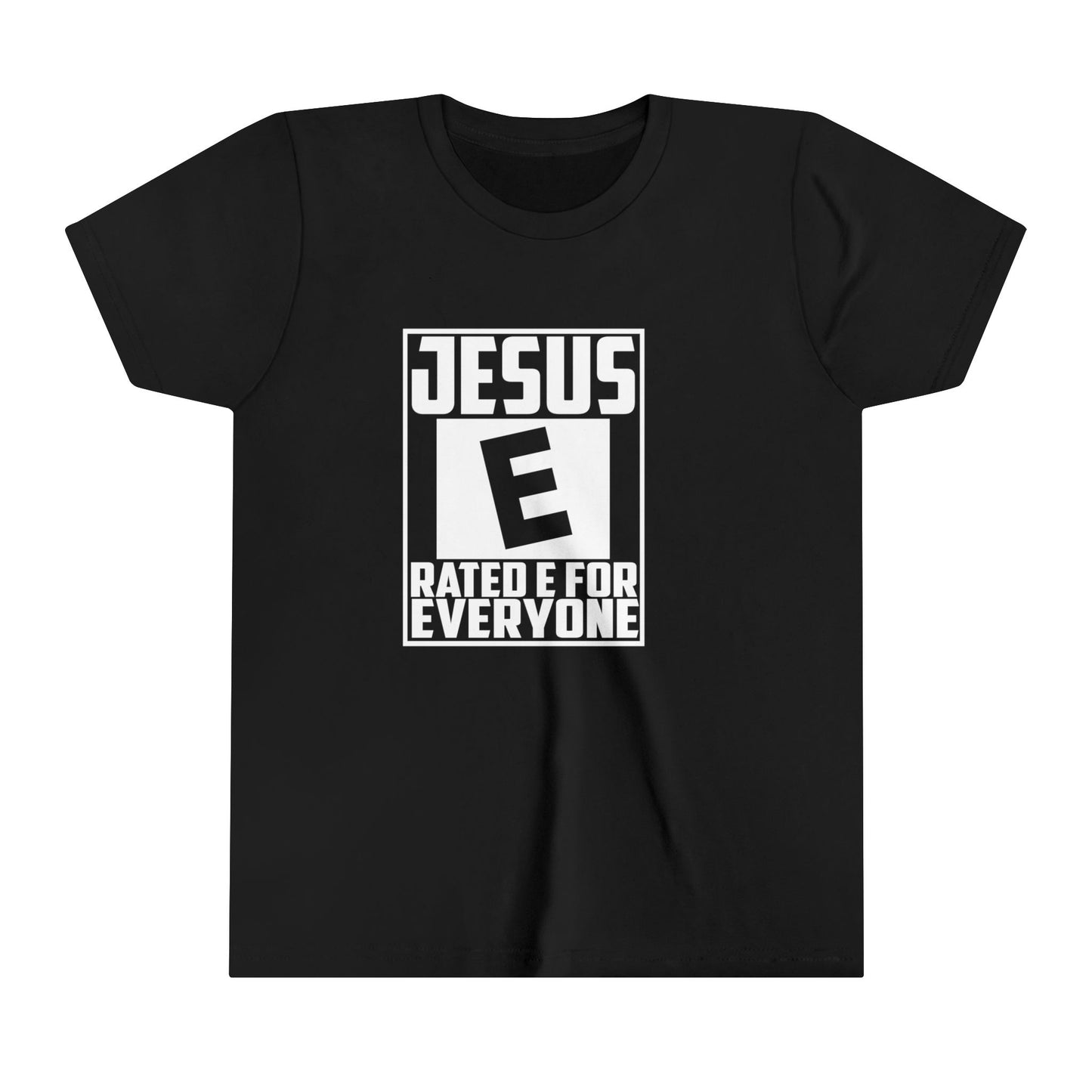 Jesus Rated E For Everyone Youth Christian T-shirt