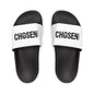 Youth Sandals with 'Chosen' Design, Comfortable Slip - Ons for Kids, Summer Footwear, Beach Sandals, Holiday Gift Ideas, Casual Wear - ClaimedbyGodDesigns