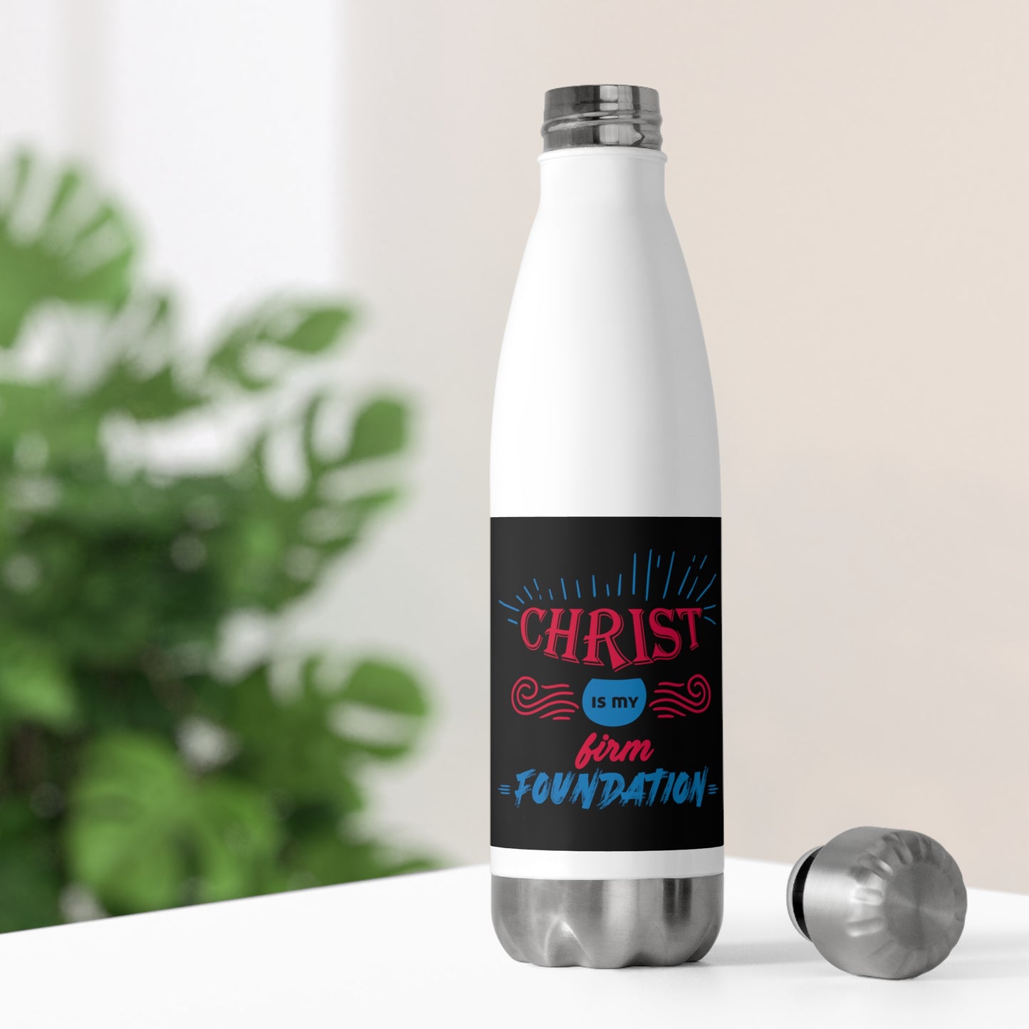 Christ Is My Firm Foundation Insulated Bottle 20 oz