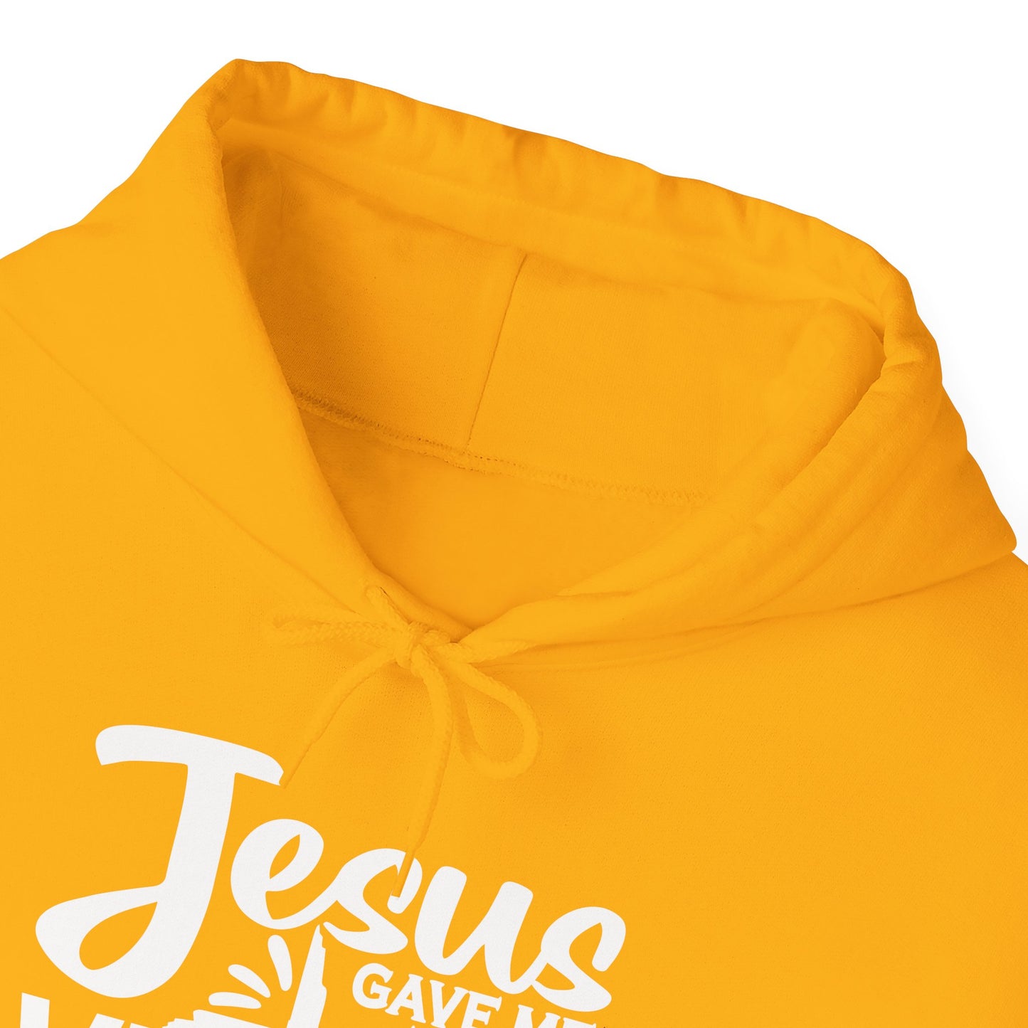 Jesus Gave Me The Victory Unisex Christian Hooded Pullover Sweatshirt