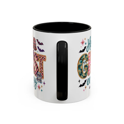 Accent Christian Coffee Mug — "Holy Ghost Energy" Halloween Cute Spooky Ceramic Mug (11/15oz)