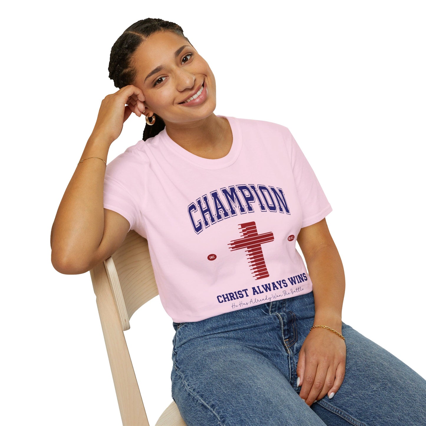 Champion Christ Always Wins Unisex Christian T-shirt