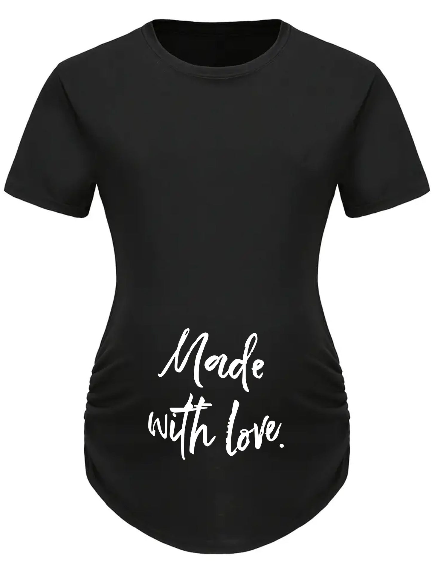 Made With Love Women's Christian Maternity T-shirt claimedbygoddesigns