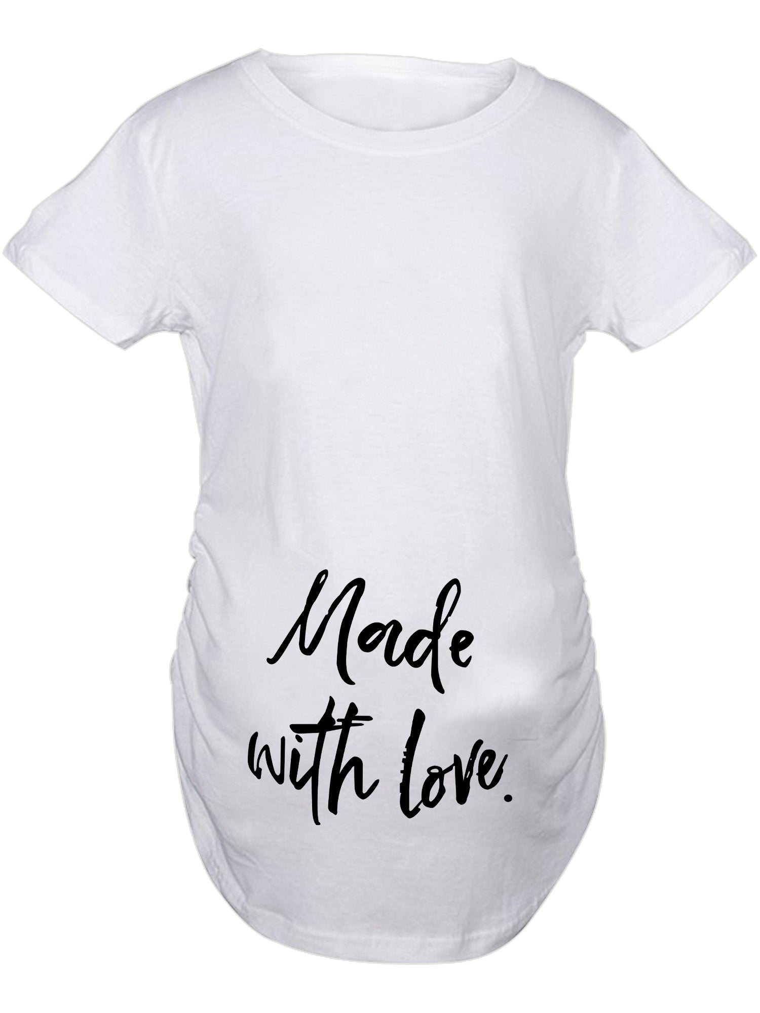 Made With Love Women's Christian Maternity T-shirt claimedbygoddesigns