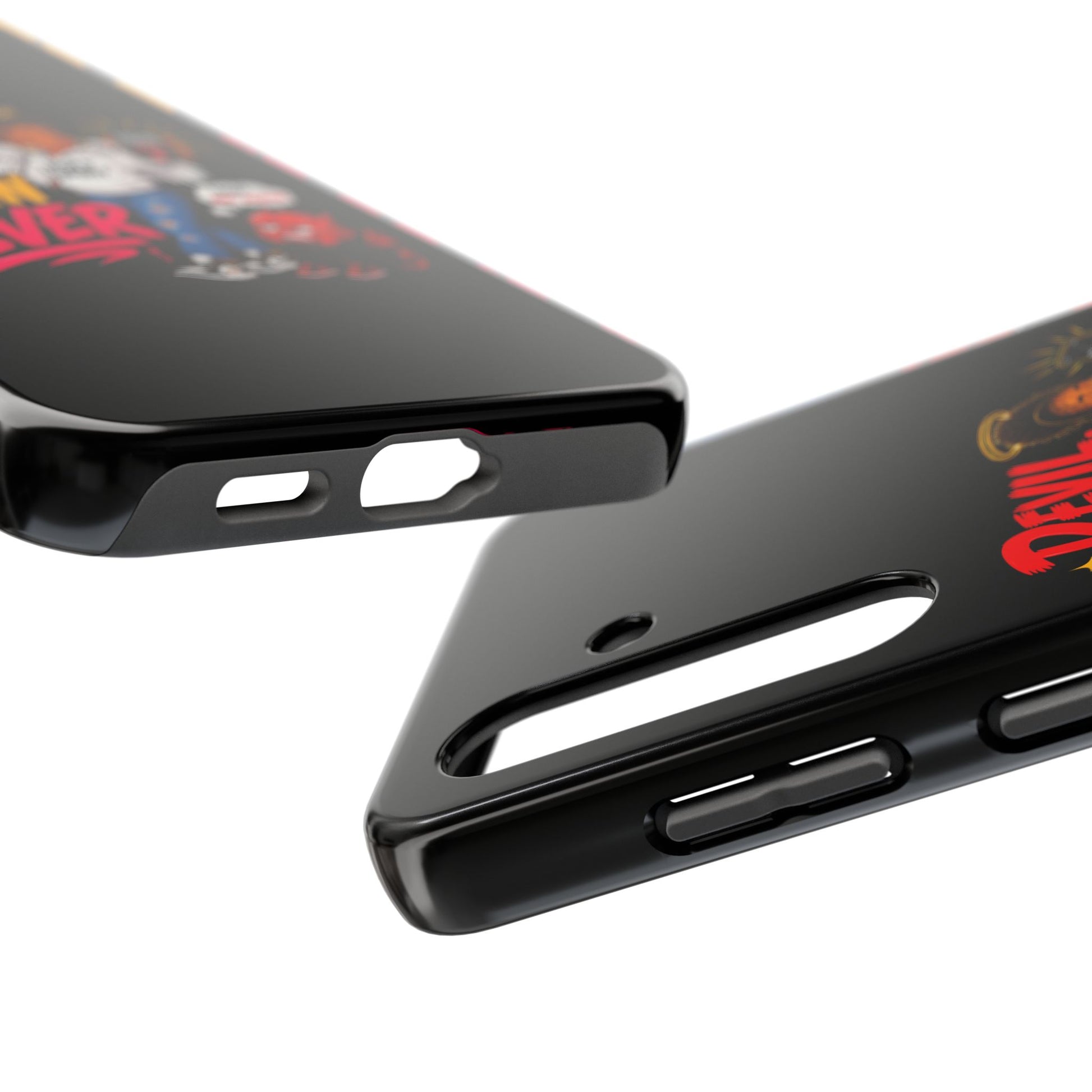 Phone Case — "Devil Try Again Never" Christian Graphic Tough Phone Case - ClaimedbyGodDesigns
