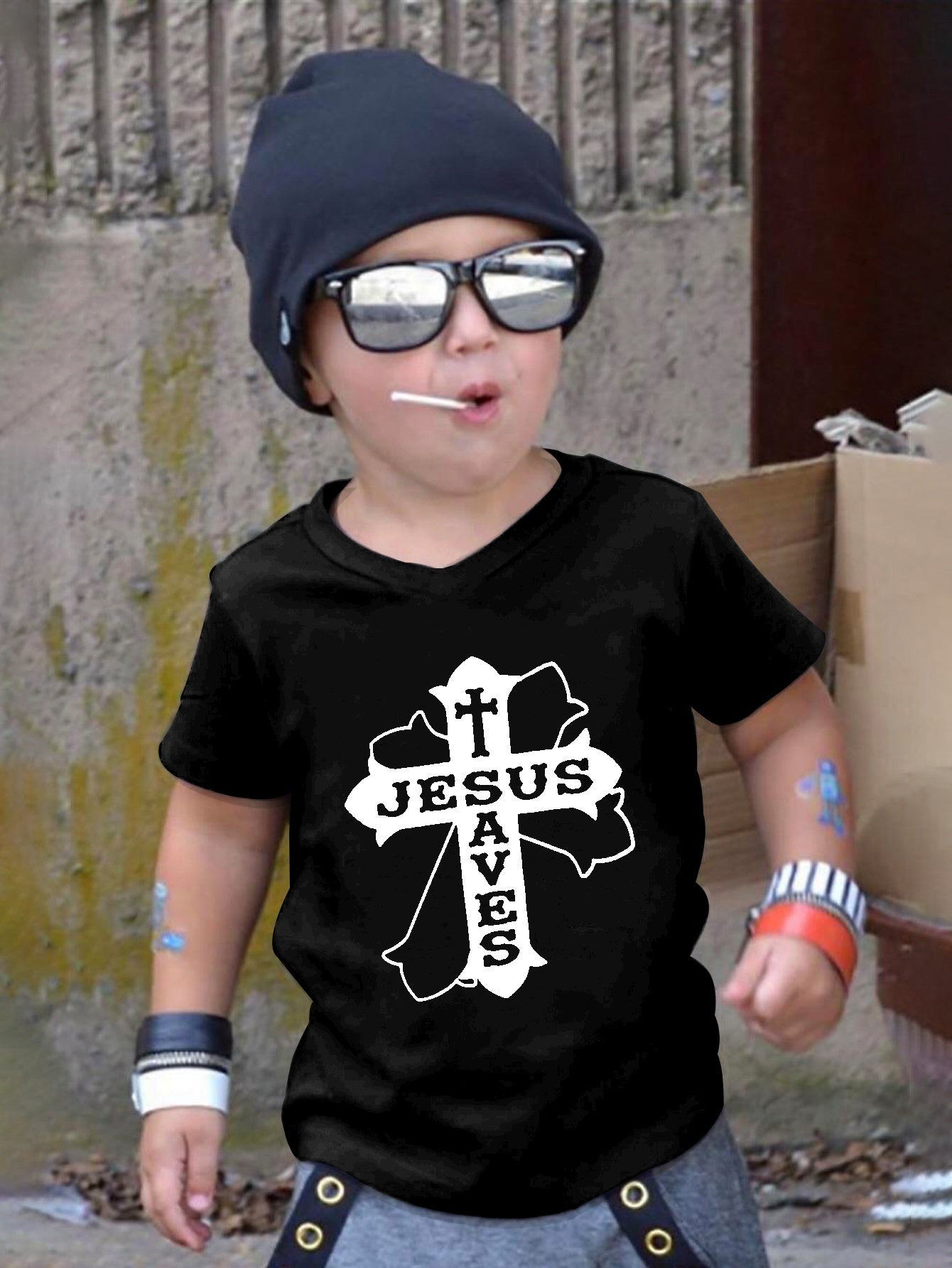 Jesus Saves Youth Christian T-shirt claimedbygoddesigns