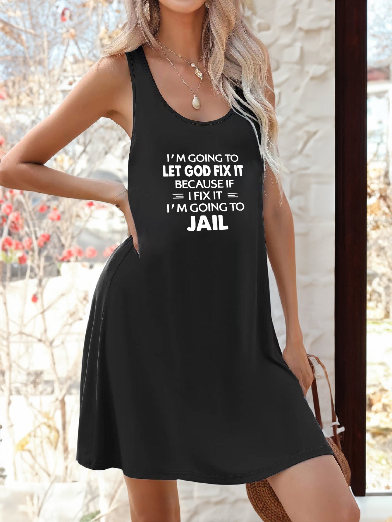 I'm Going To Let God Fix It Women's Christian Pajamas claimedbygoddesigns