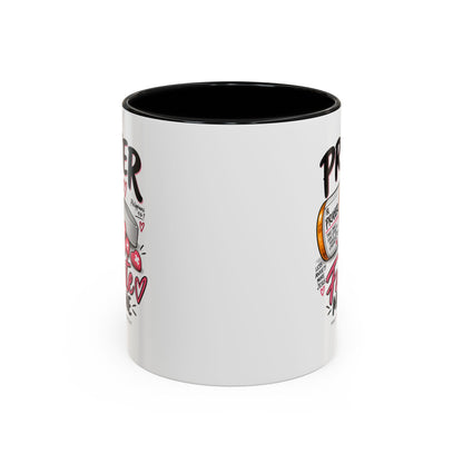 Prayer Is My Favorite Medicine Accent Coffee Mug – Inspirational Religious Gift