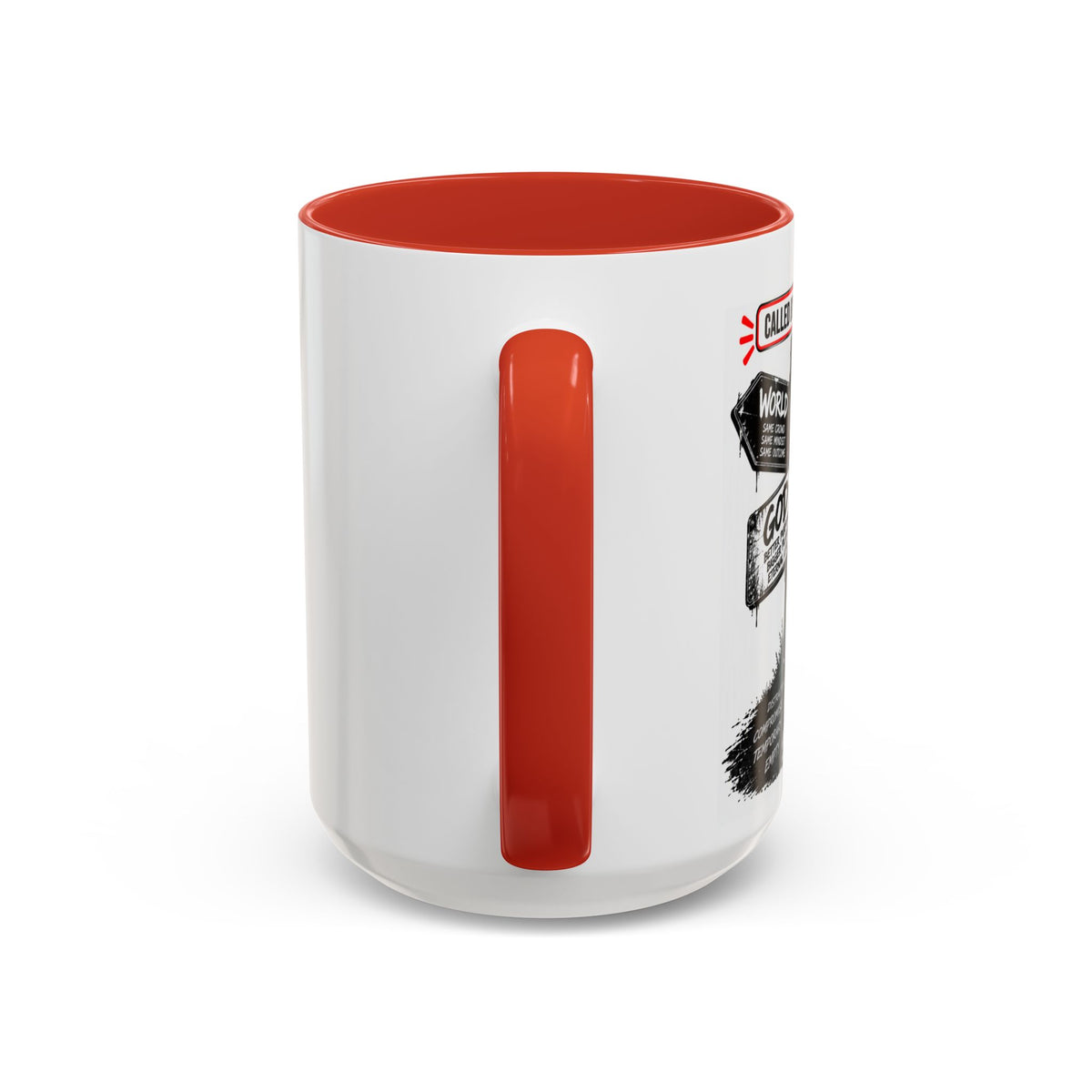 Different On Purpose Personalized Christian Coffee Mug — Called by Name Accent Mug (15oz)