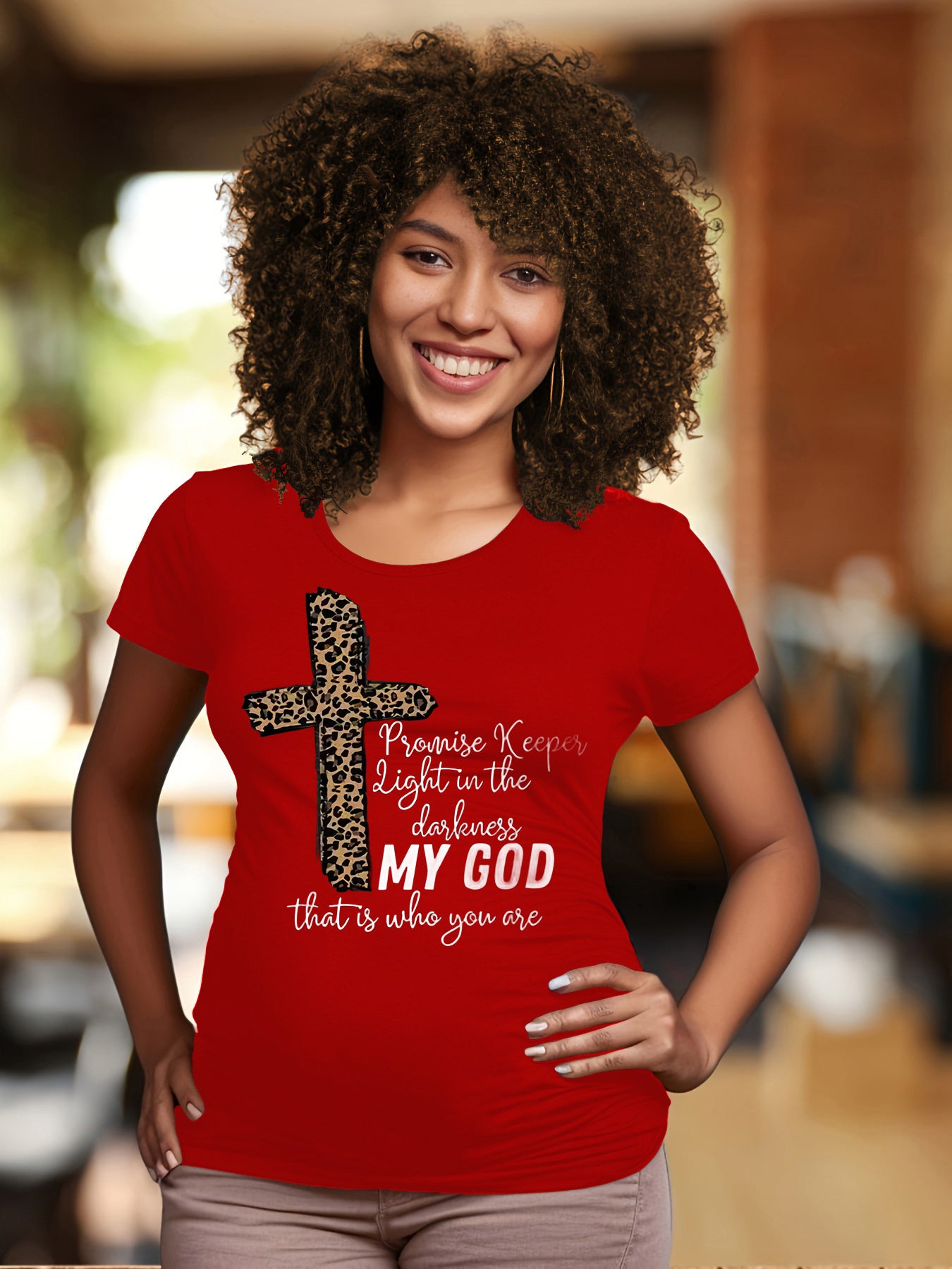 My God That Is Who You Are Women's Christian Maternity T-shirt claimedbygoddesigns